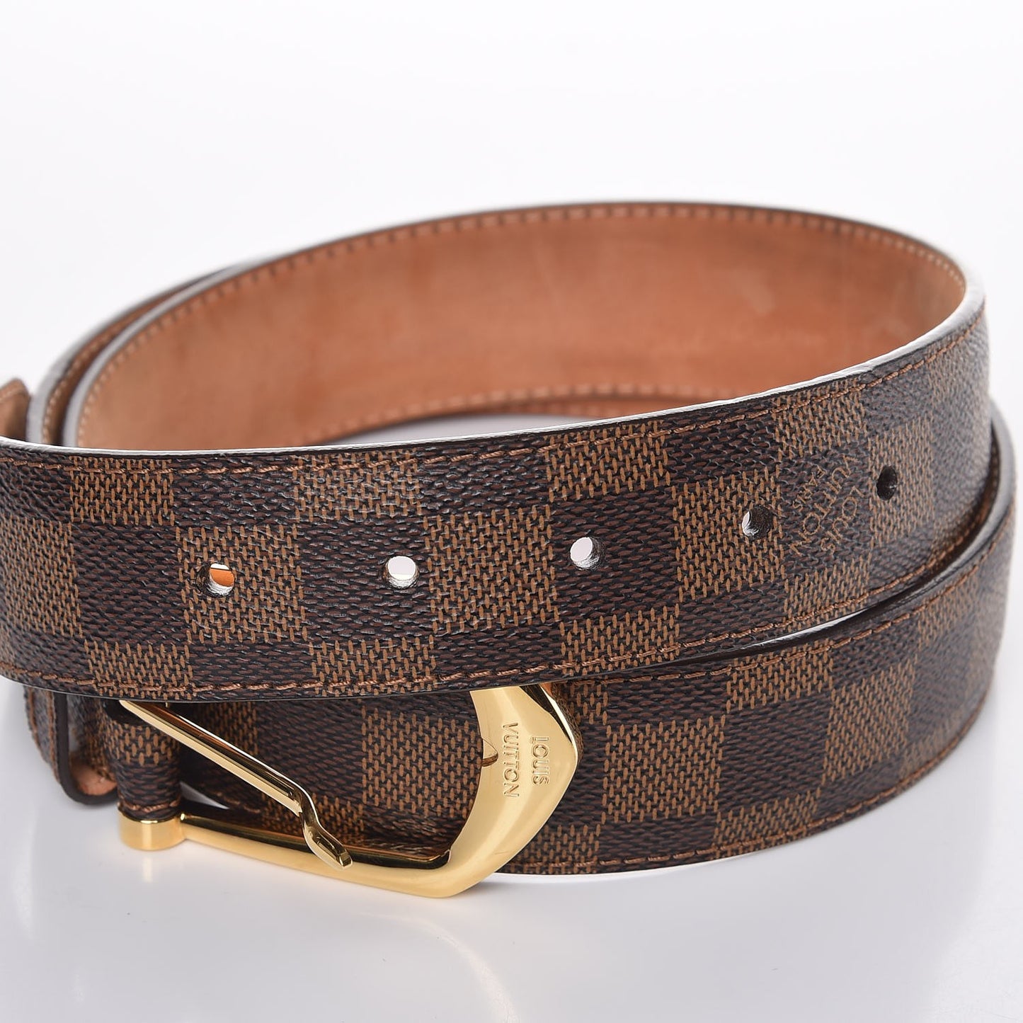 Damier Ebene Riveted Belt 90 36