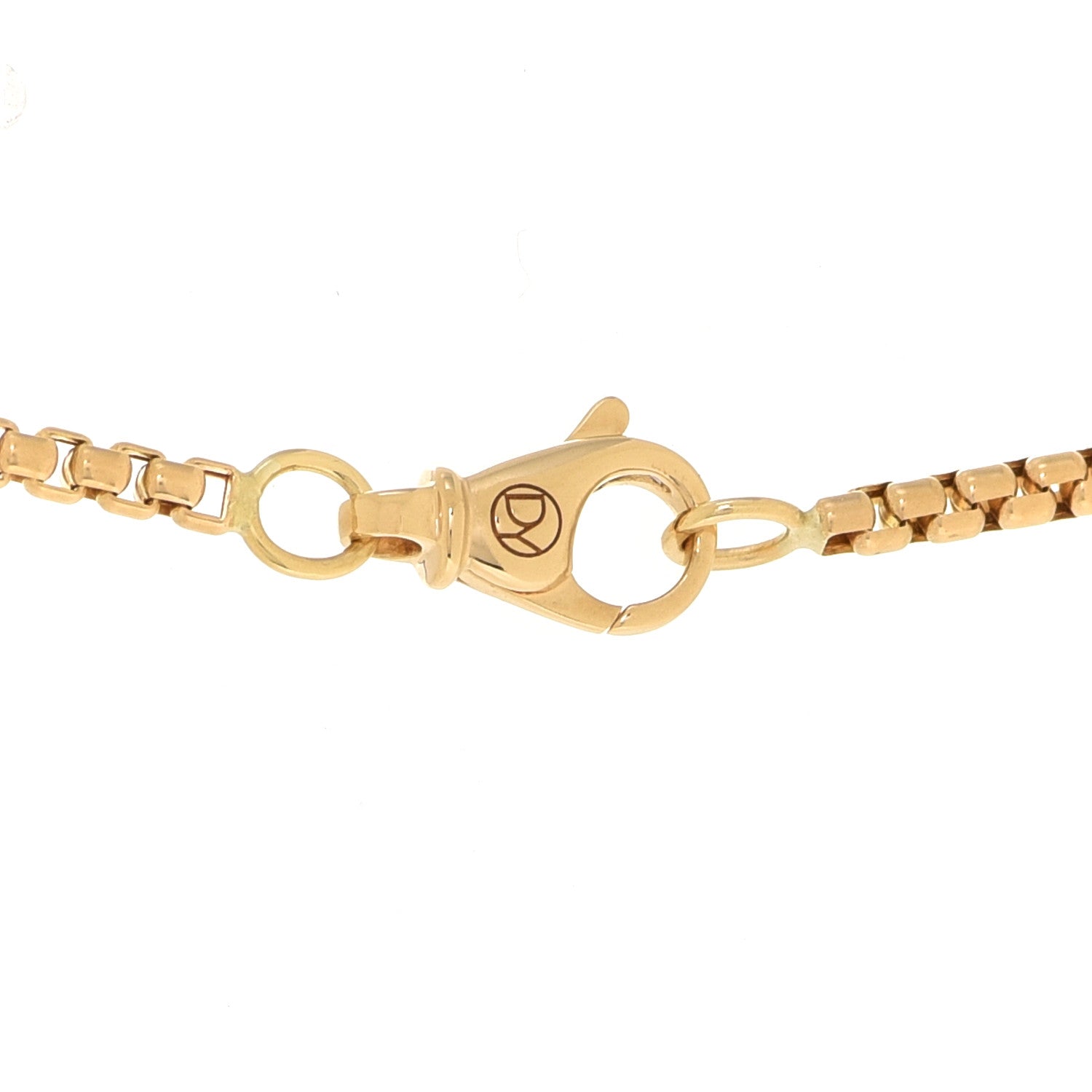 David Yurman 18K Yellow Gold 2.7mm Box Chain Necklace 22" 5 of 5