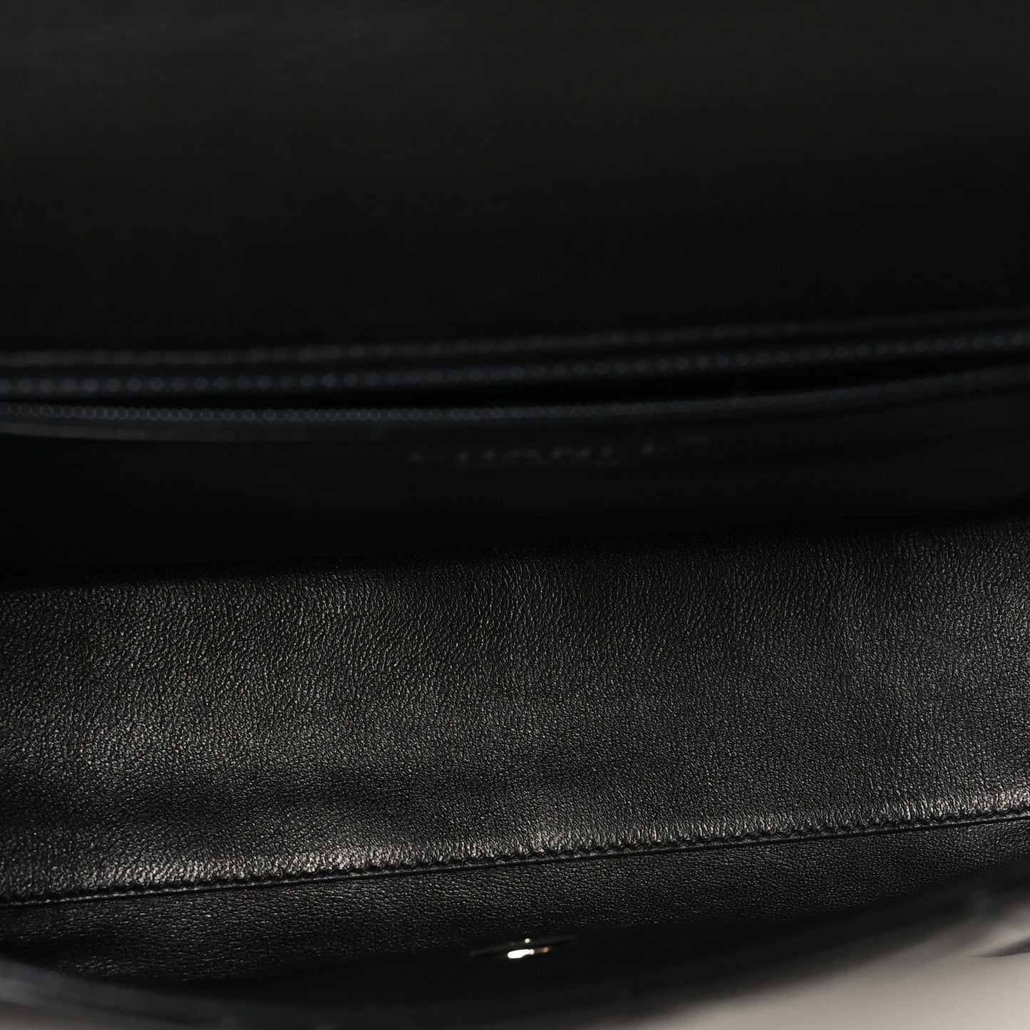 Lambskin Quilted Medium Kelly Flap Bag Black Black