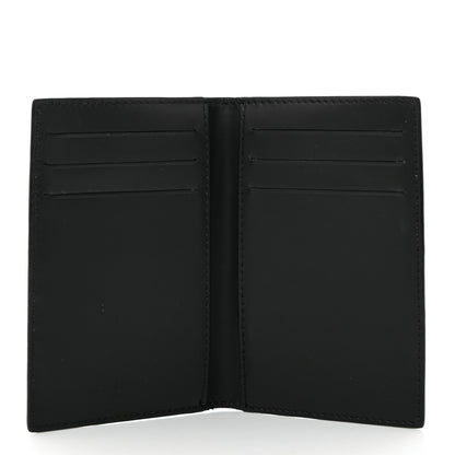 Givenchy Textured Coated Canvas Monkey Brother Print Folding Card Holder Black 5 of 9