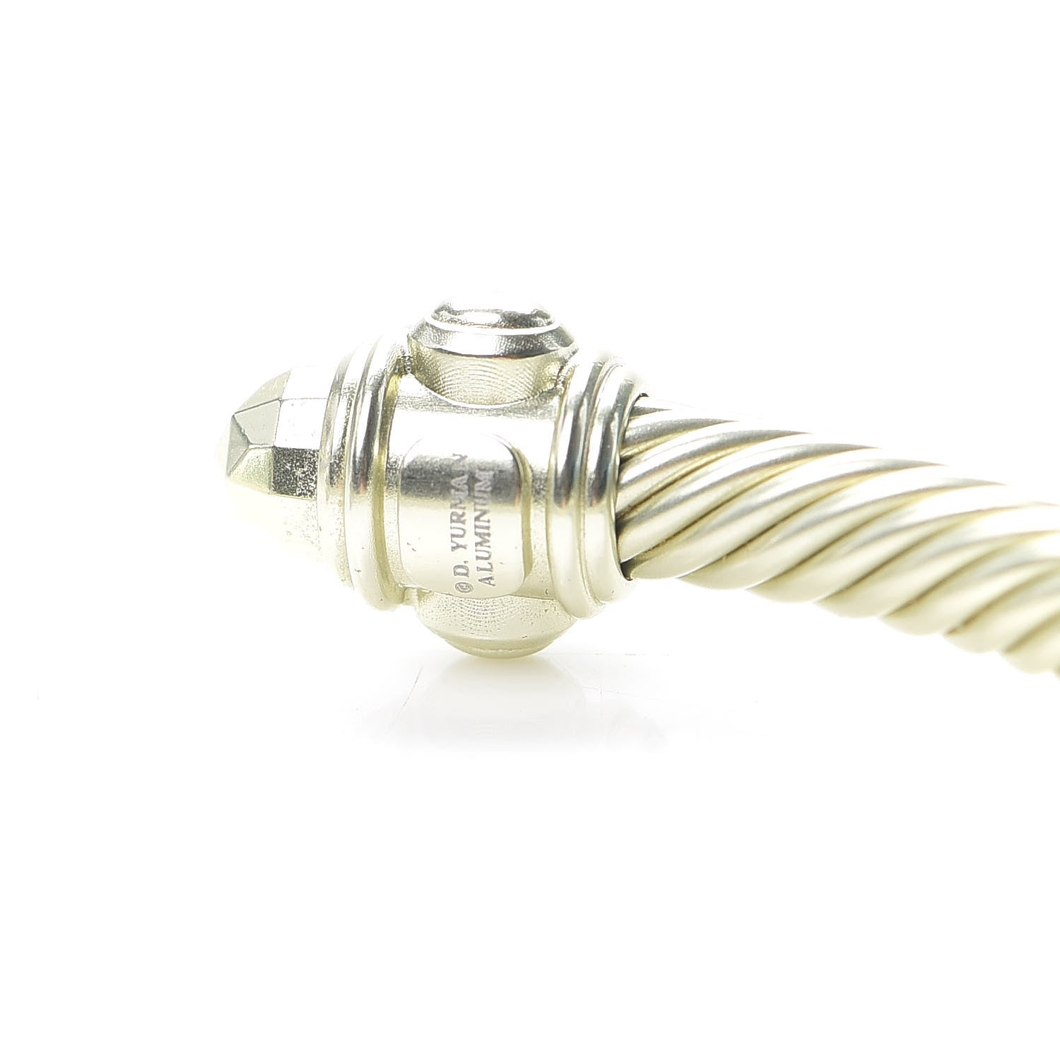 David Yurman Aluminum 5mm Renaissance Bracelet Pale Gold 5 of 6