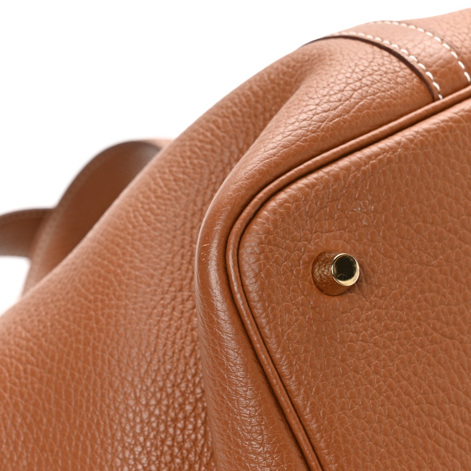Hermes Taurillon Clemence Picotin Lock 22 MM Gold 9 of 12