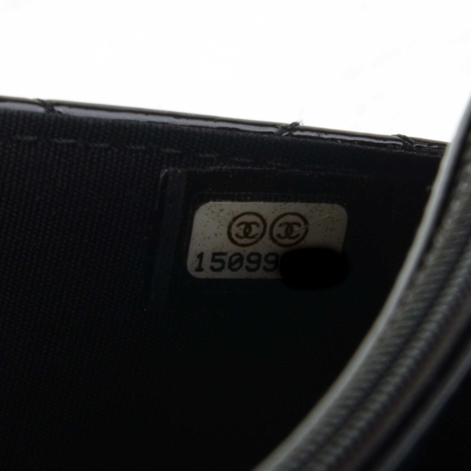 Chanel Patent Quilted Brilliant Wallet On Chain WOC Black 8 of 8