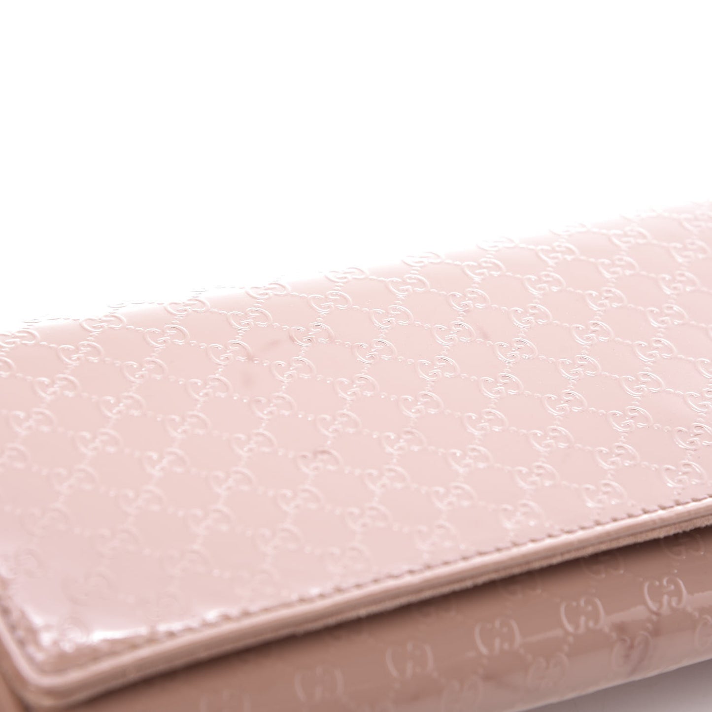 Patent Microguccissima Small Broadway Clutch Dark Cipria