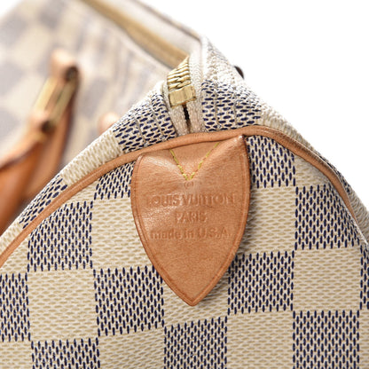 Louis Vuitton Damier Azur Speedy 30 7 of 13