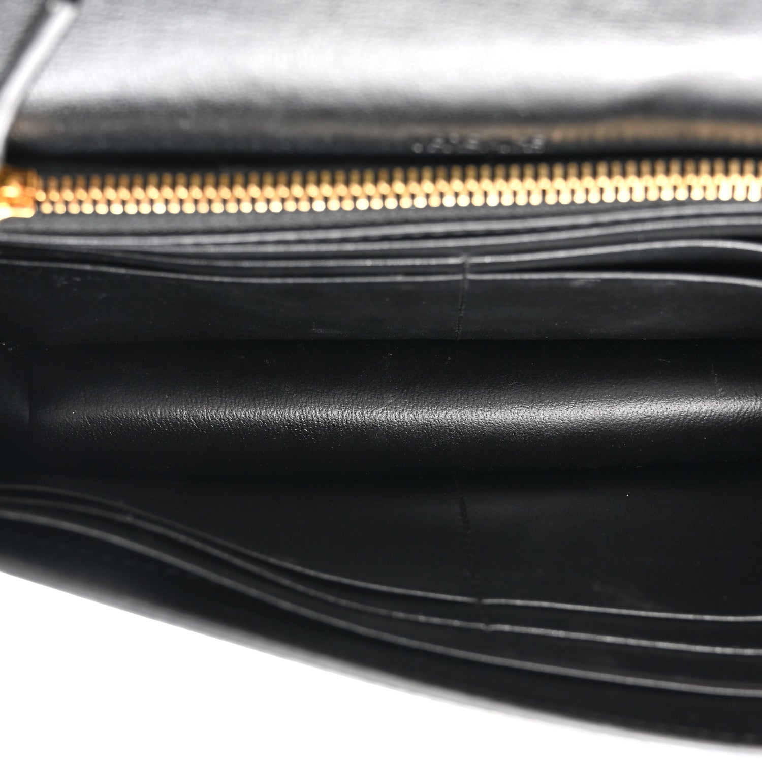 Versace Calfskin Greca Goddess Wallet On Chain Black 5 of 14