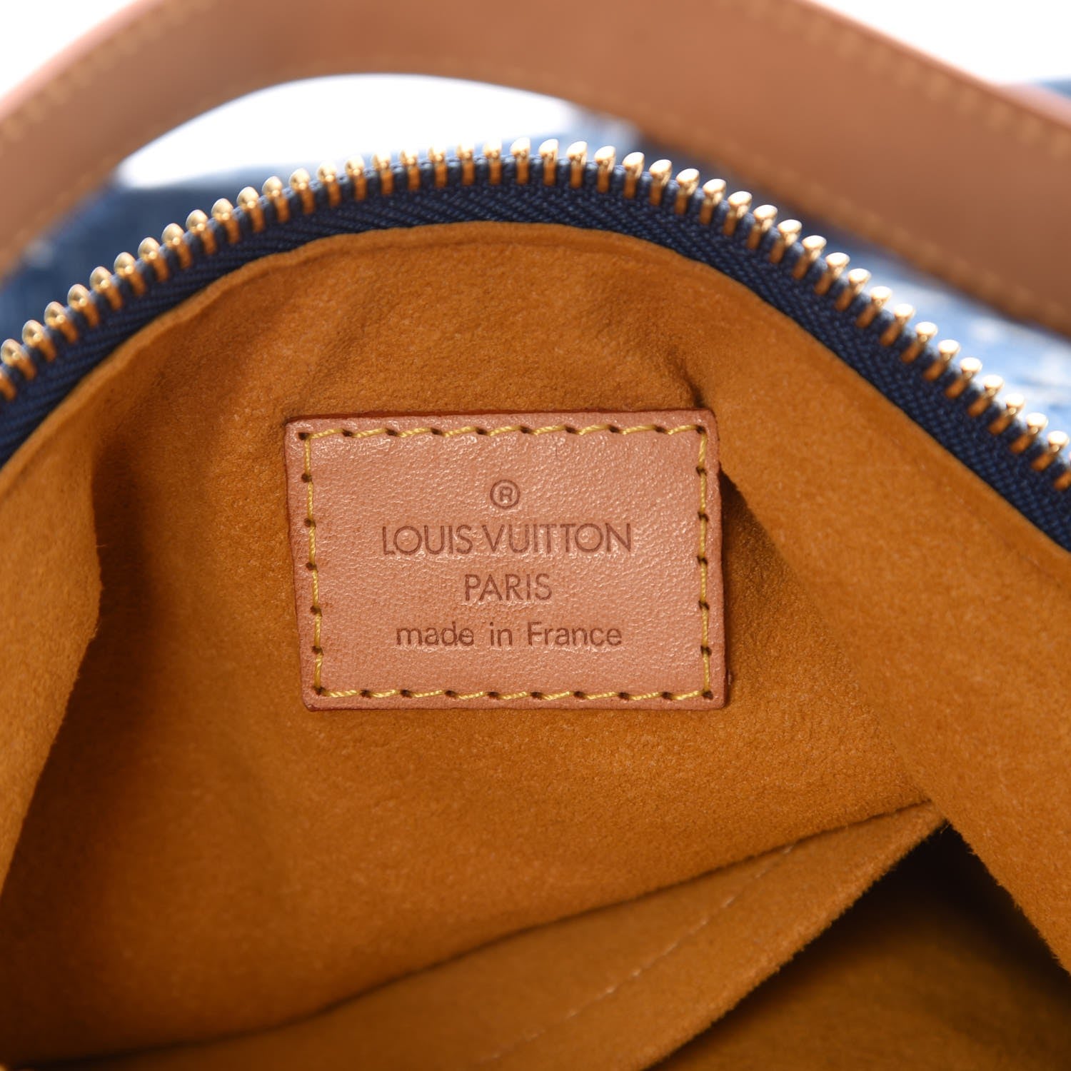 Louis Vuitton Monogram Denim Baggy PM Blue 6 of 6