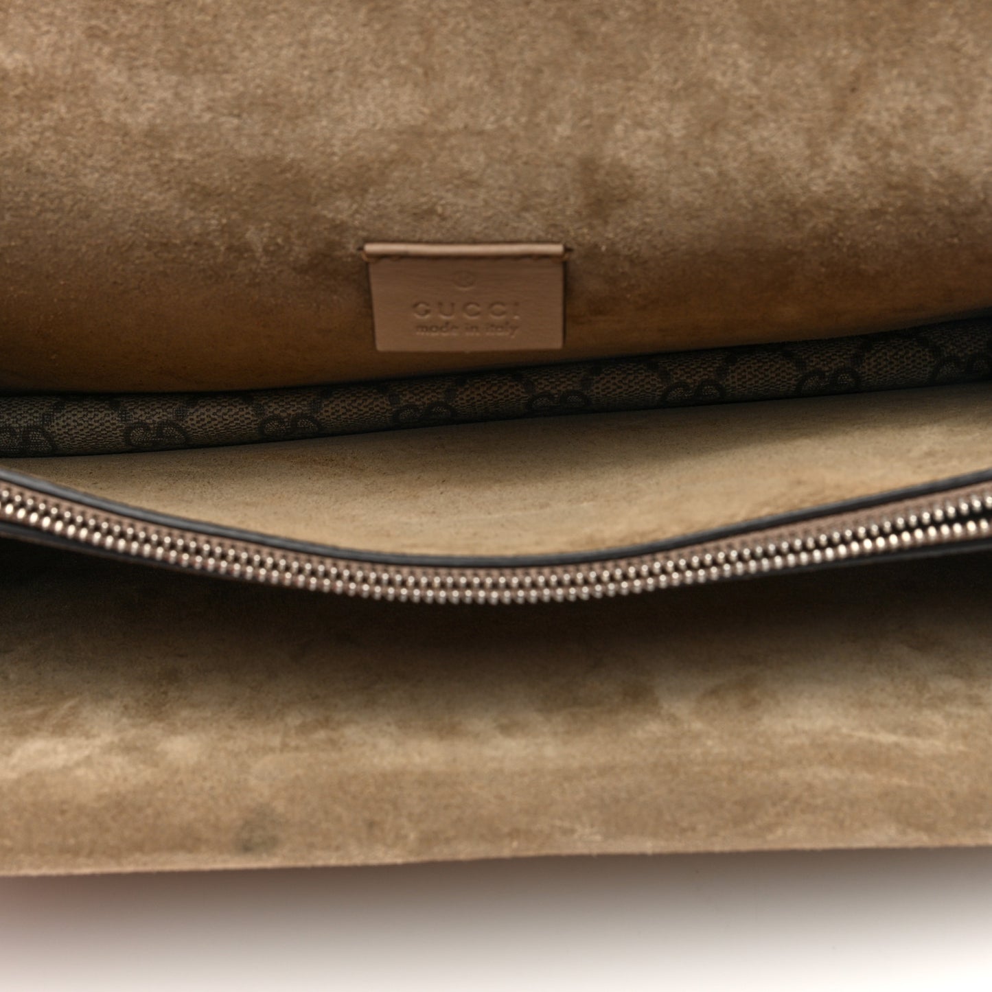 GG Supreme Monogram Small Dionysus Shoulder Bag Taupe