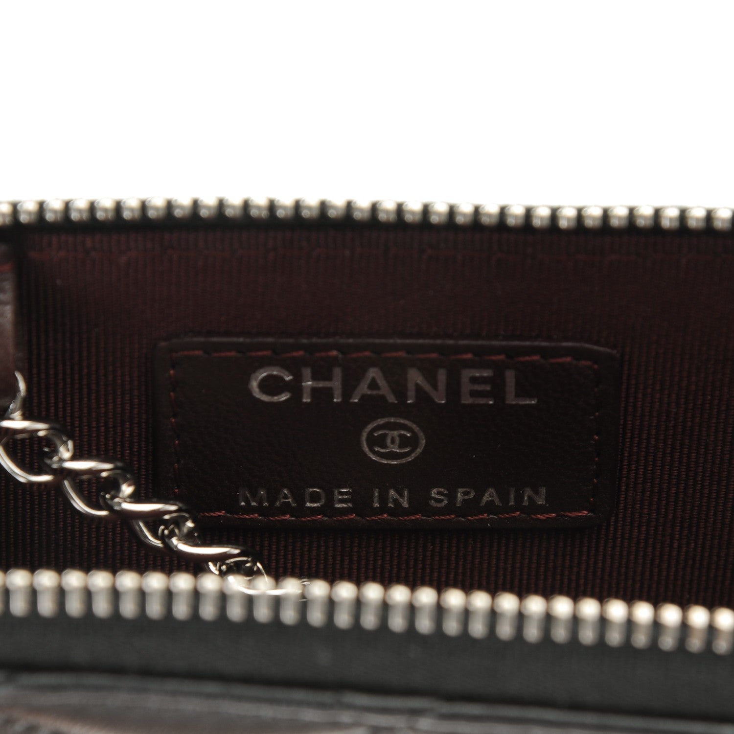 Chanel Lambskin Quilted Key Holder Case Black 6 of 7