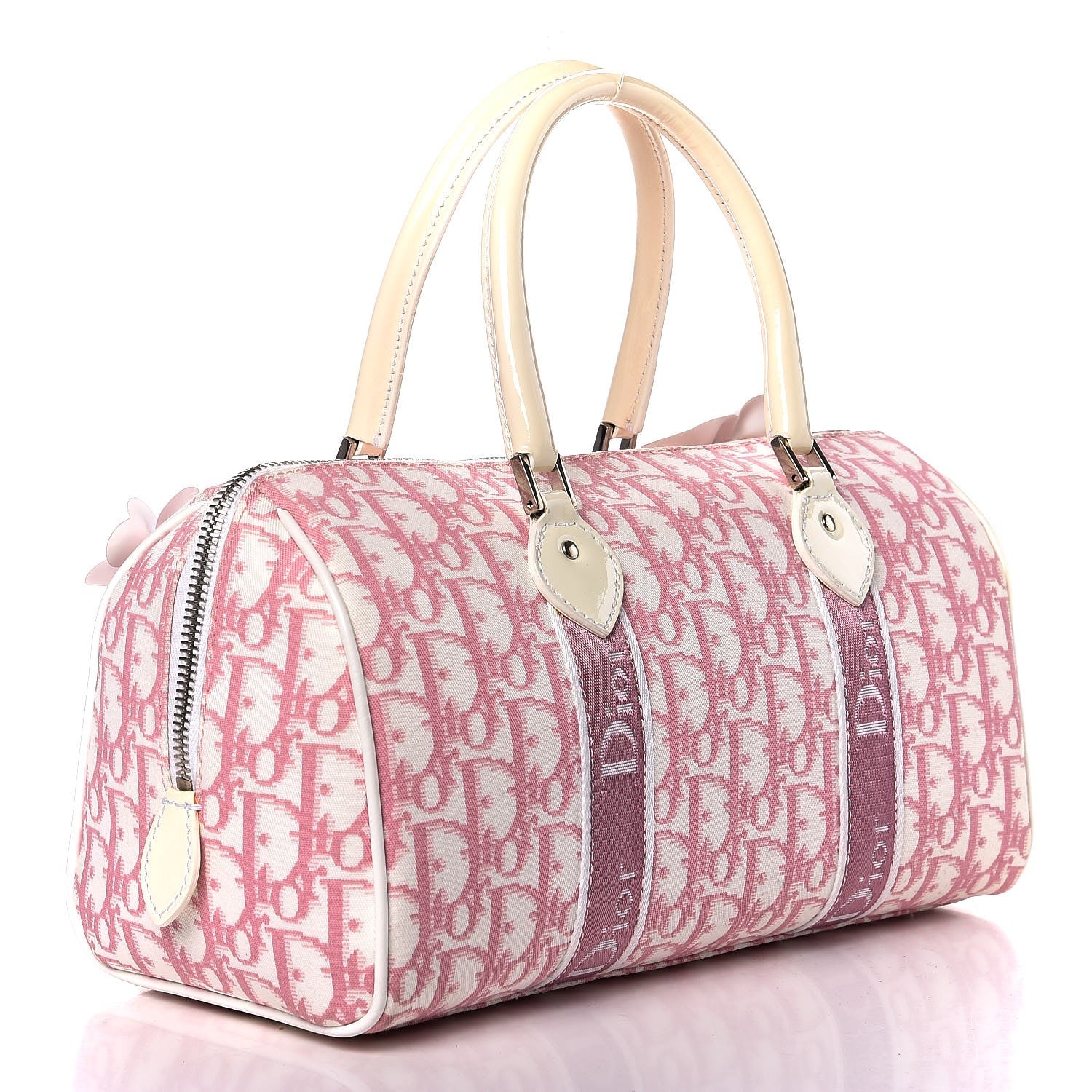 Christian Dior Monogram Girly Boston Pink 3 of 11