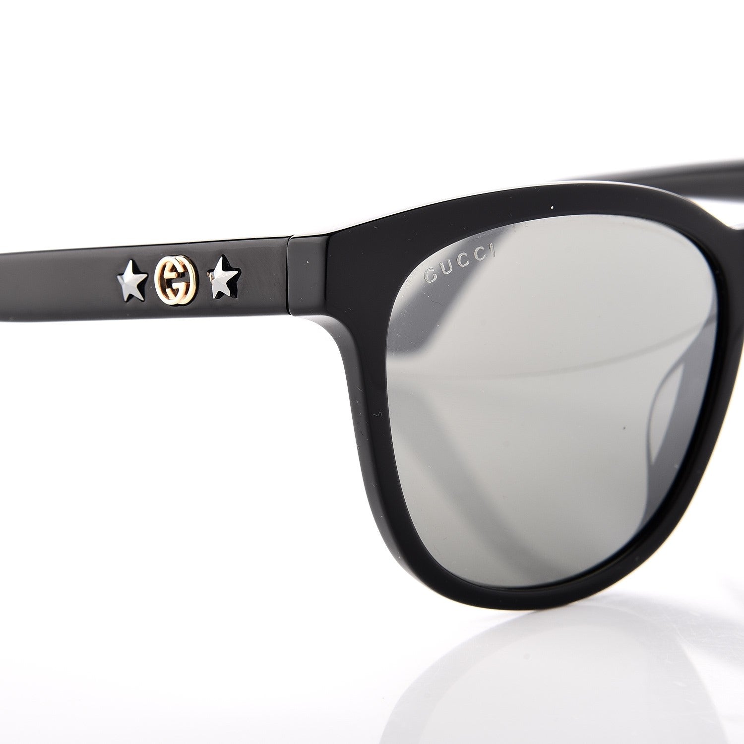 Gucci Acetate Frame Mirrored GG 0232S/K Black 6 of 6
