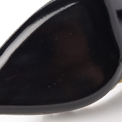 Louis Vuitton Calfskin Monogram Eldorado Pumps 37.5 Cacao 10 of 11