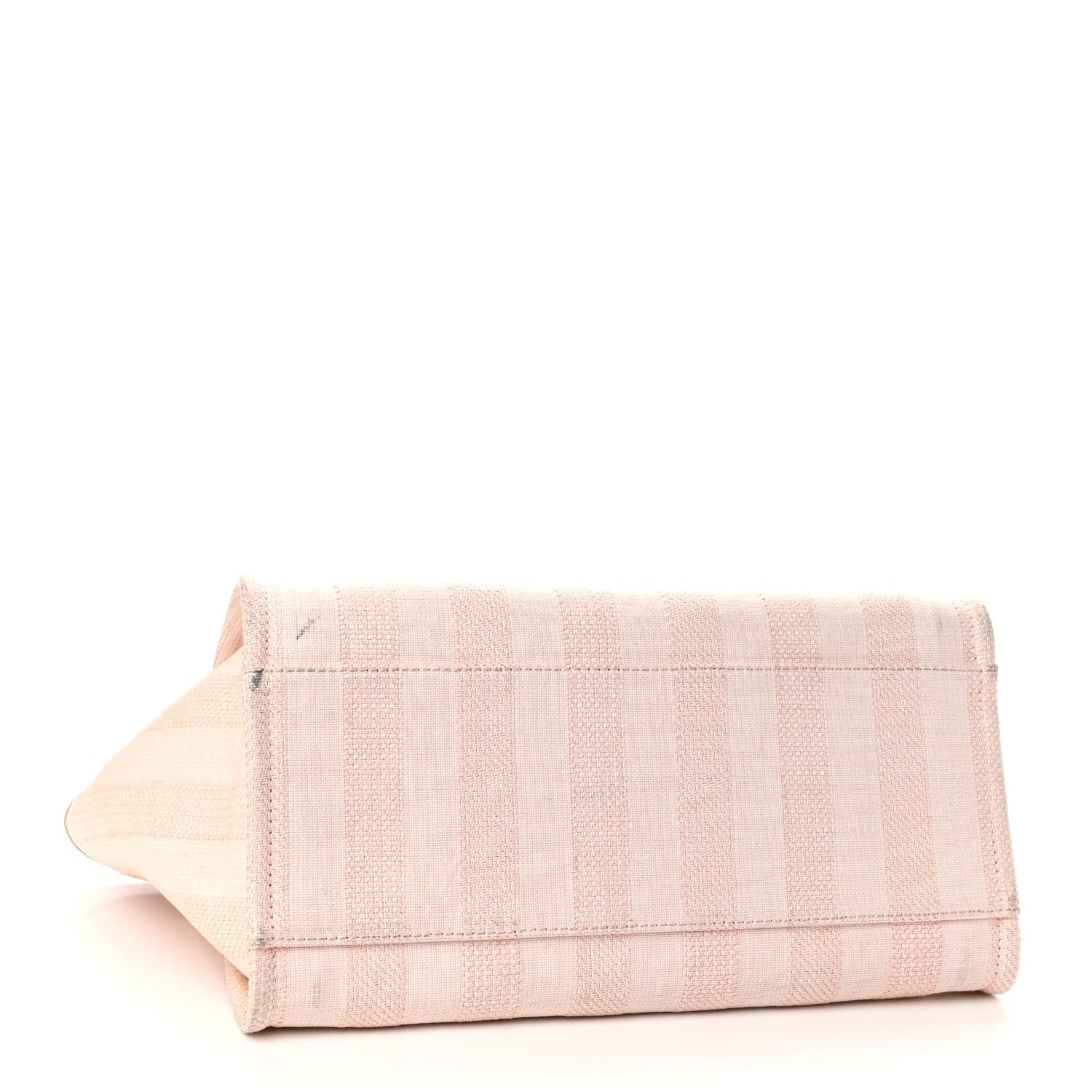 Chanel Mixed Fibers Calfskin Striped Medium Deauville Tote Light Pink 4 of 12
