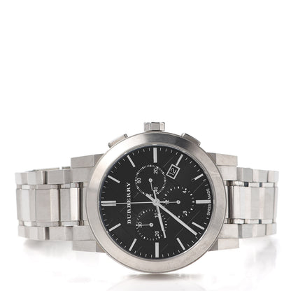 Burberry Stainless Steel 42mm Chronograph Quartz Watch Black BU9351 3 of 6