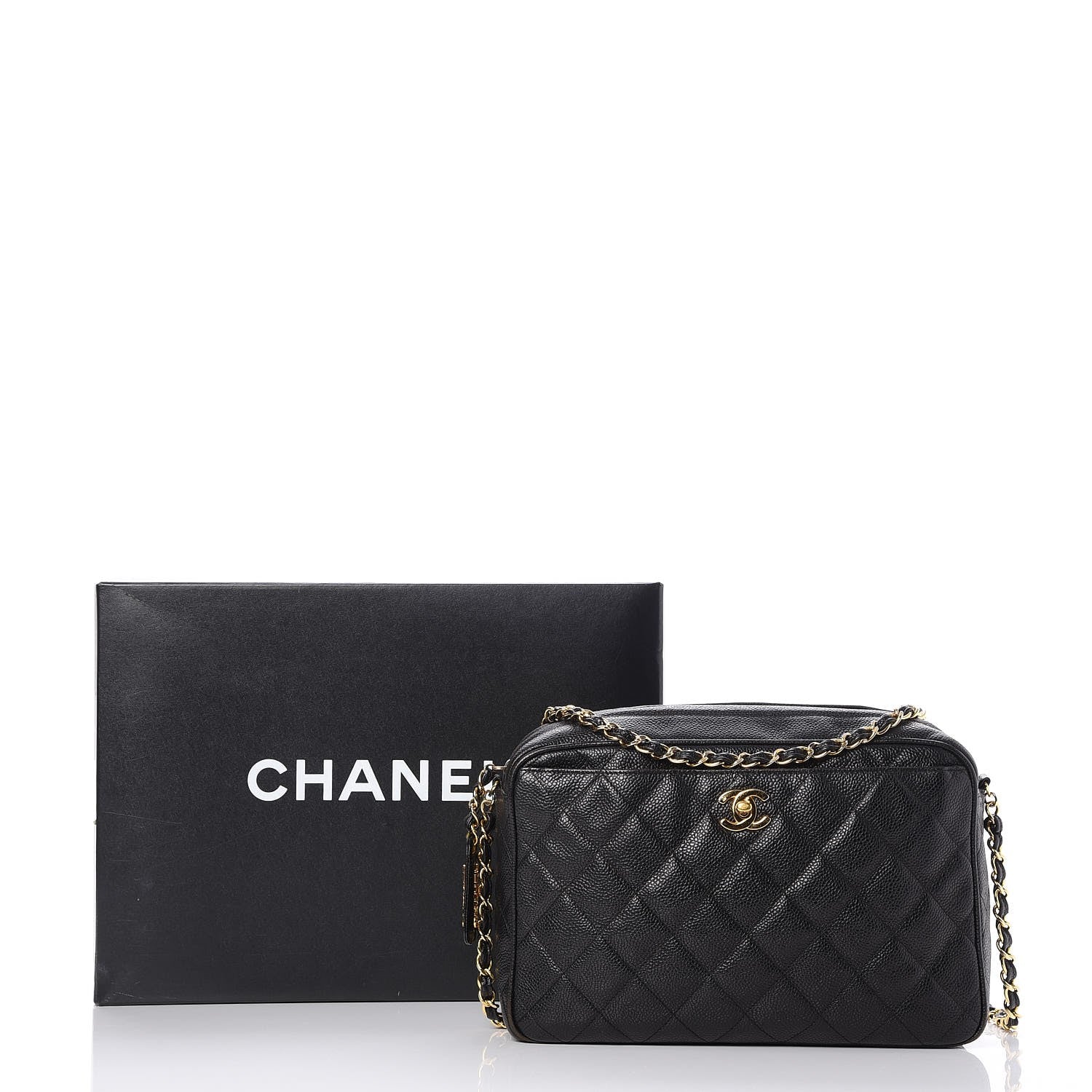 Chanel Caviar Quilted Camera Case Black 11 of 11