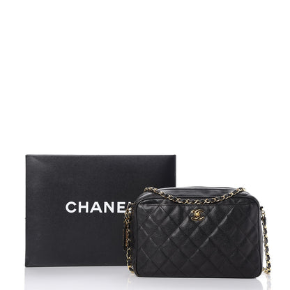 Chanel Caviar Quilted Camera Case Black 11 of 11