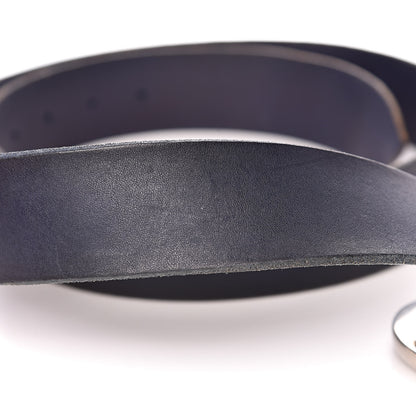 Gucci Cuoio Toscano Nickel Double Double G 40mm Belt 110 44 Blue 7 of 7