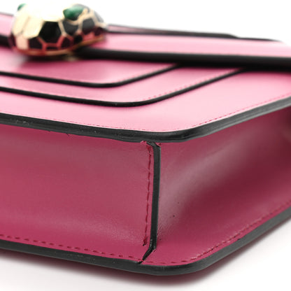 Bulgari Calfskin Small Serpenti Forever Snake Strap Crossbody Bag Pink 9 of 10