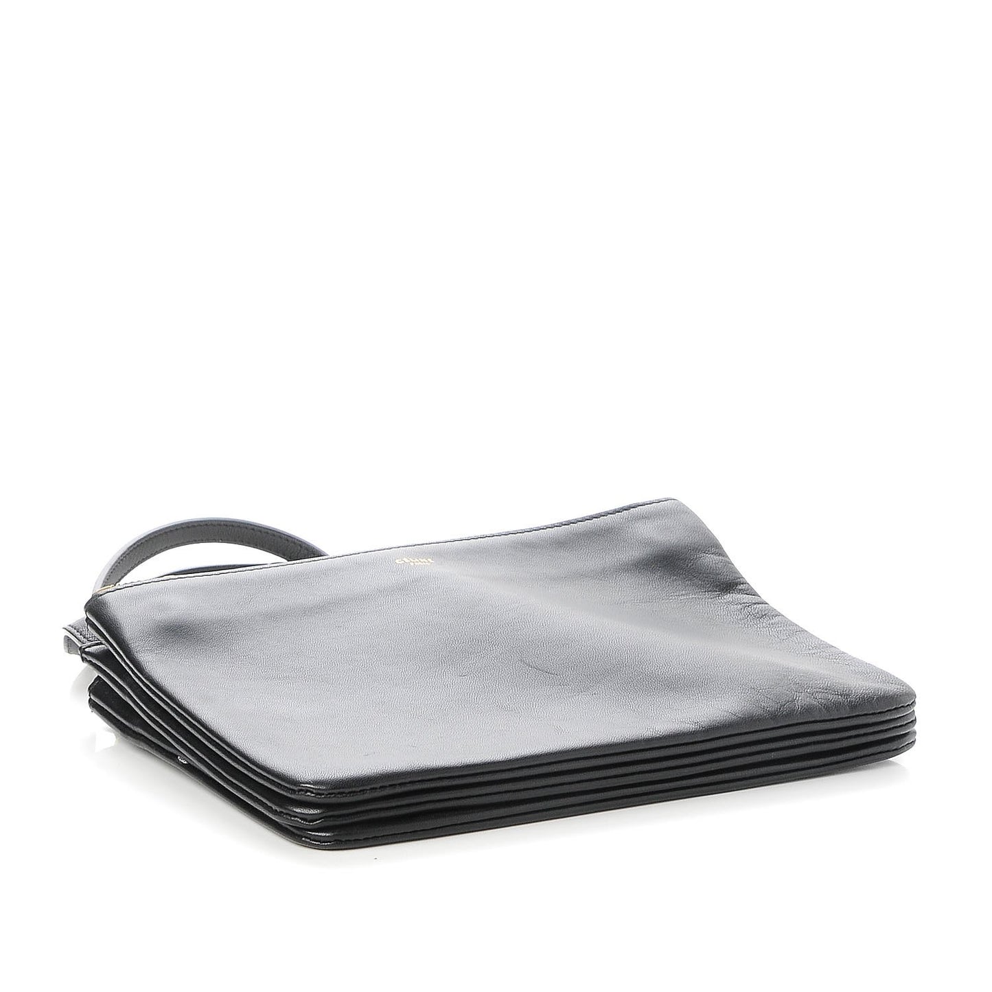 Lambskin Small Trio Crossbody Bag Black
