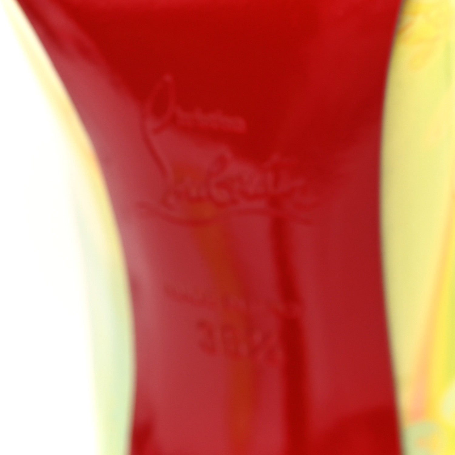 Christian Louboutin Patent Discolaser Hot Chick 100 Pumps 36.5 California 36.5 7 of 8