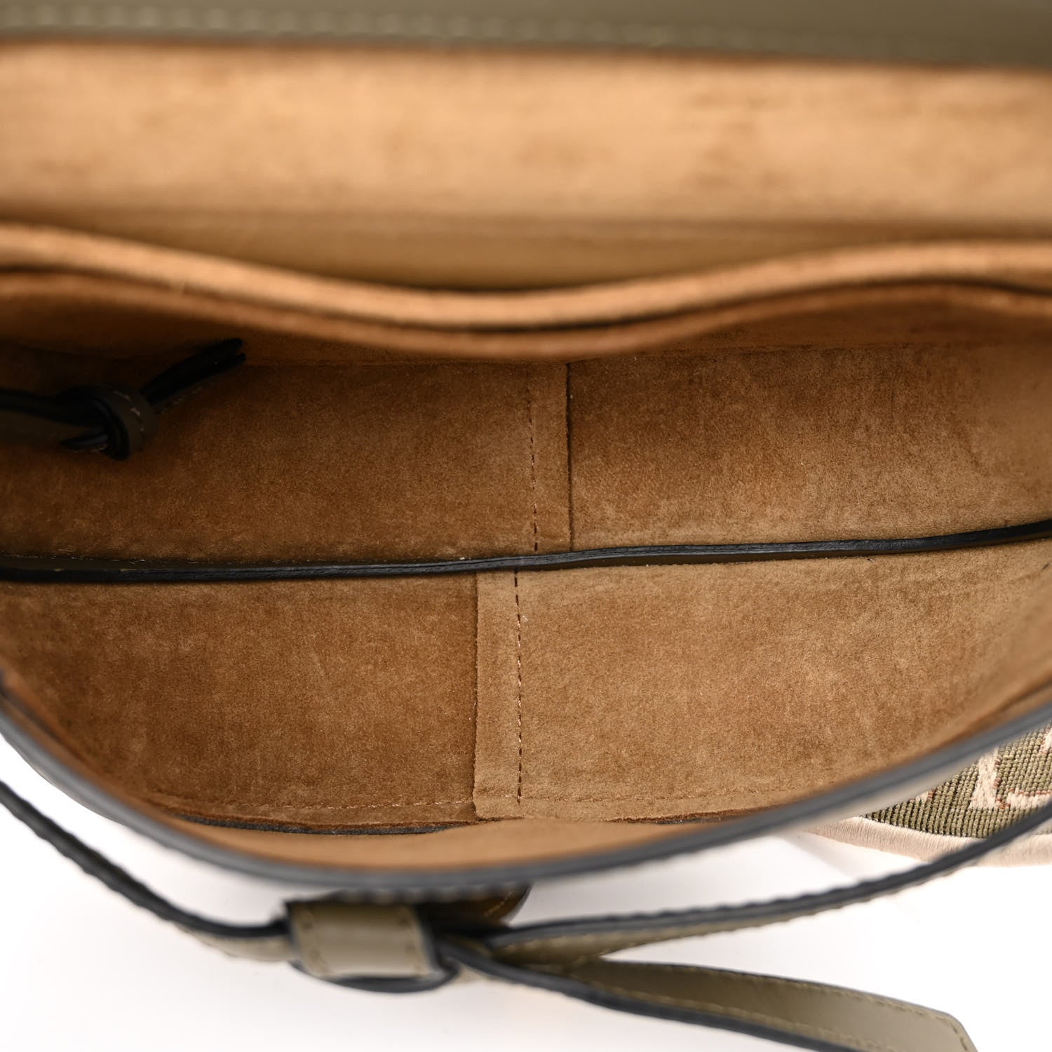 Loewe Calfskin Jacquard Mini Gate Dual Bag Autumn Green 5 of 9