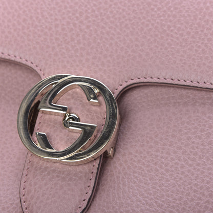 Gucci Dollar Calfskin Interlocking G Top Handle Shoulder Bag Soft Pink 8 of 12