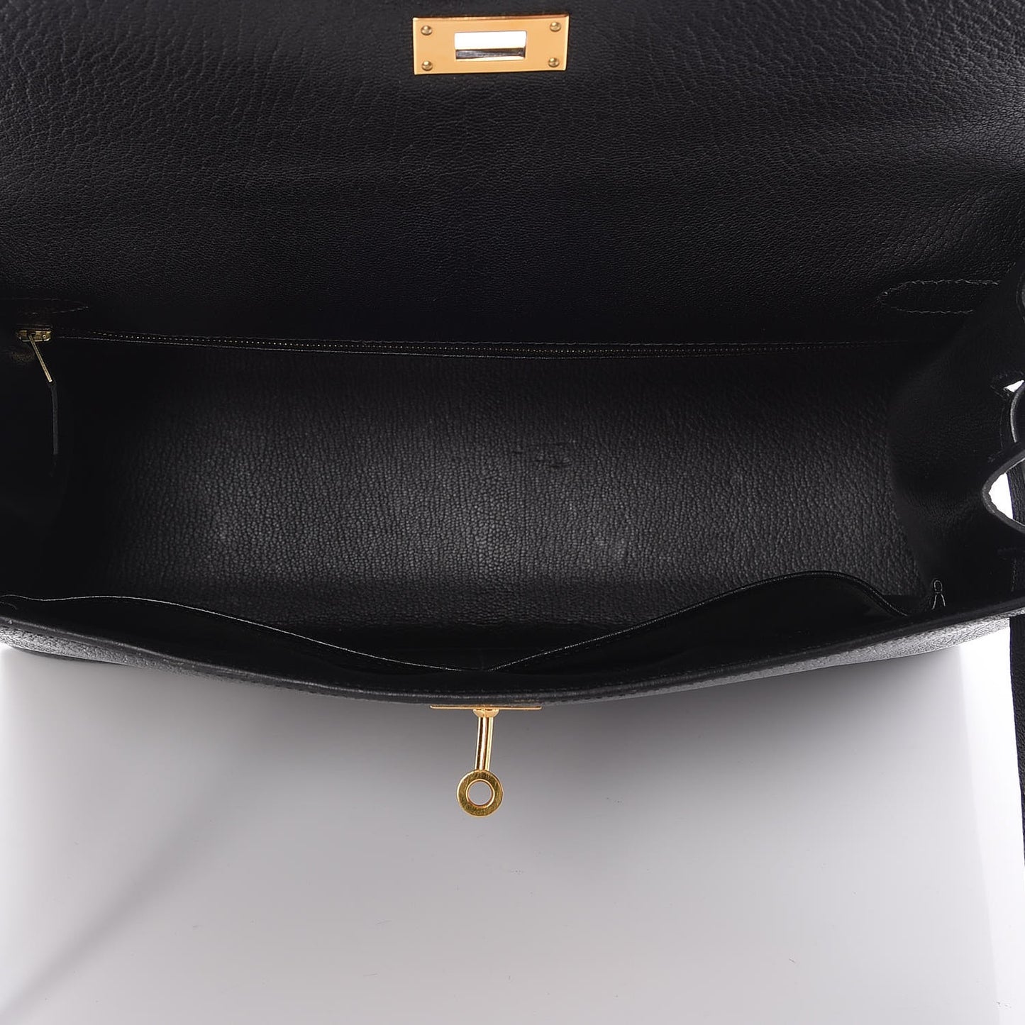 Chevre de Coromandel Kelly Sellier 35 Black