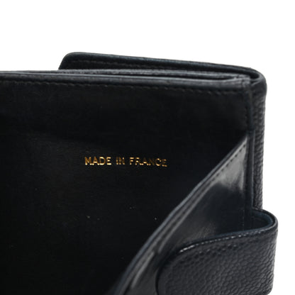 Chanel Caviar Timeless CC Compact French Wallet Black 8 of 9