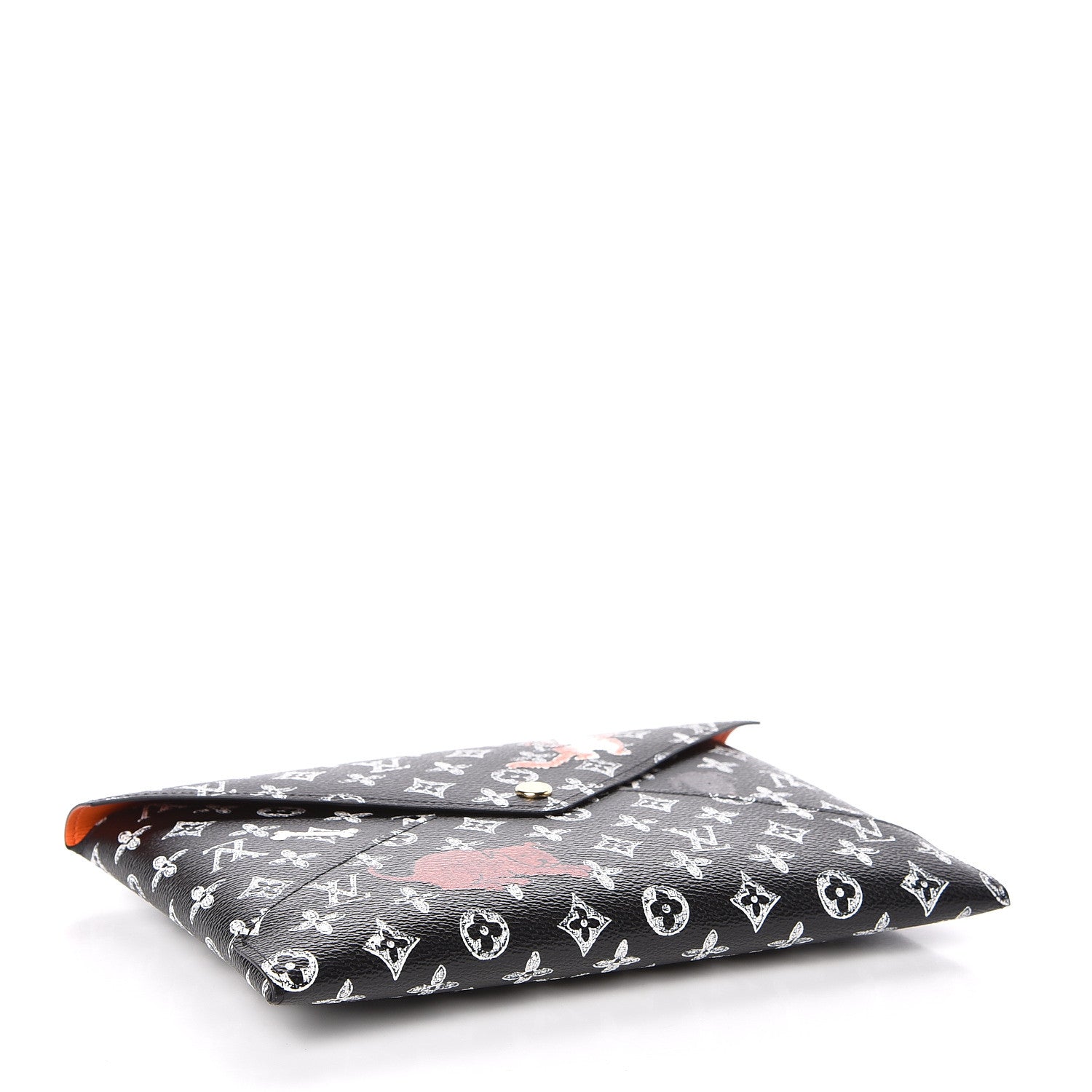 Louis Vuitton Catogram Large Kirigami Pochette Black 4 of 8