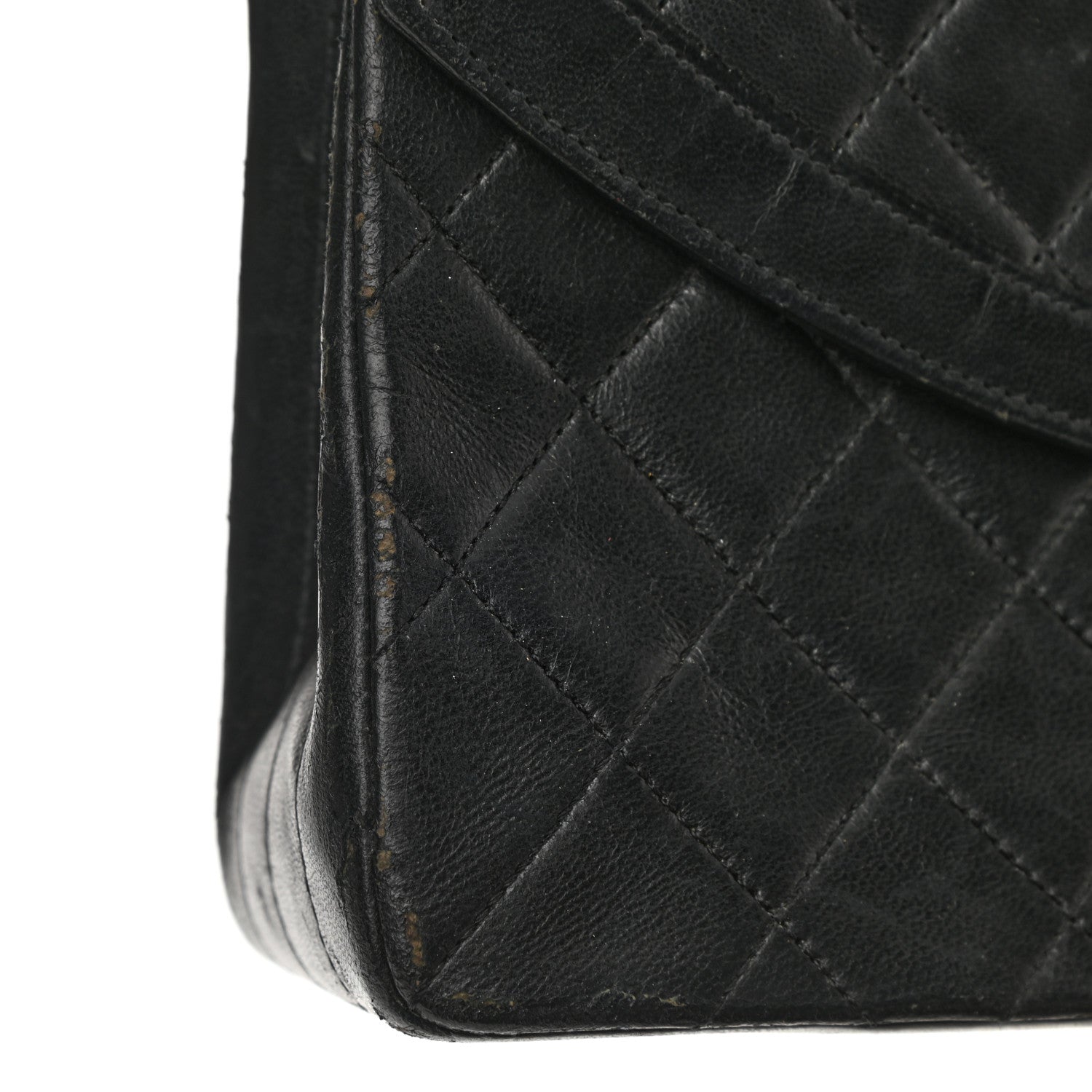 Chanel Lambskin Quilted Medium Single Flap Black 16 of 16