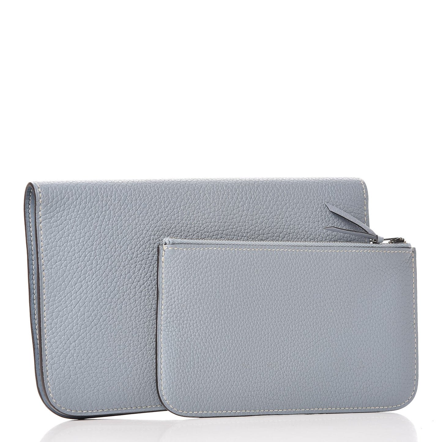 Togo Dogon Duo Wallet Bleu Lin