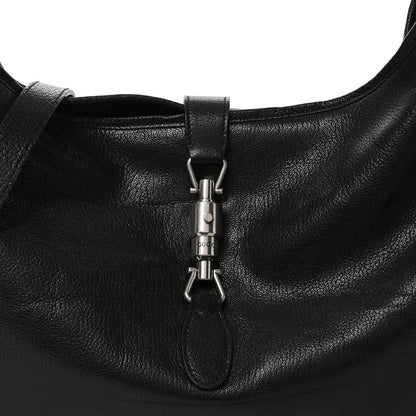 Gucci Calfskin Large Jackie 1961 Shoulder Bag Black 8 of 10