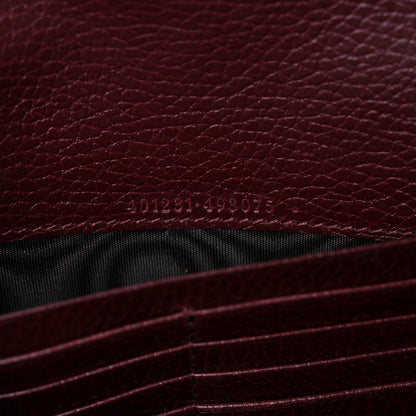 Gucci Dollar Calfskin Crystal Mini Dionysus Chain Wallet Vintage Bordeaux 7 of 15