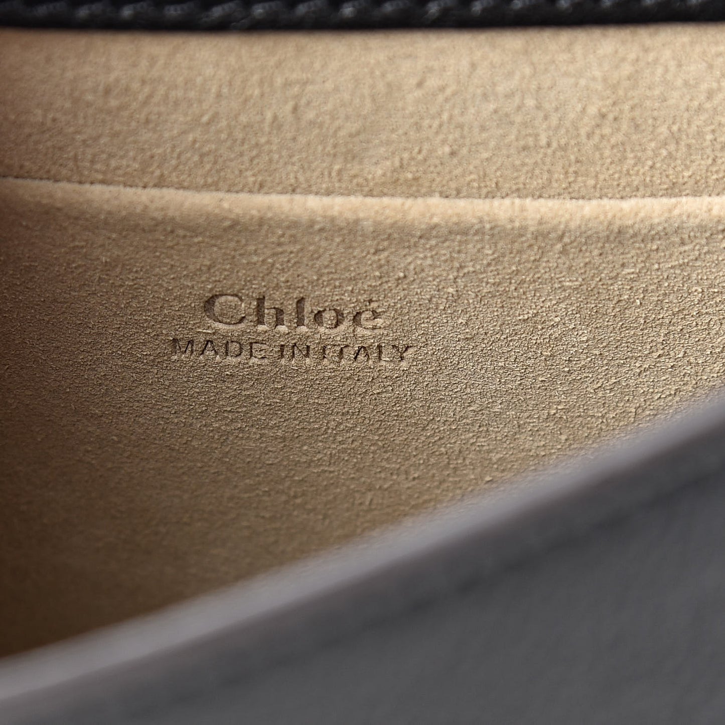 Calfskin Suede Small Nile Bracelet Bag Black