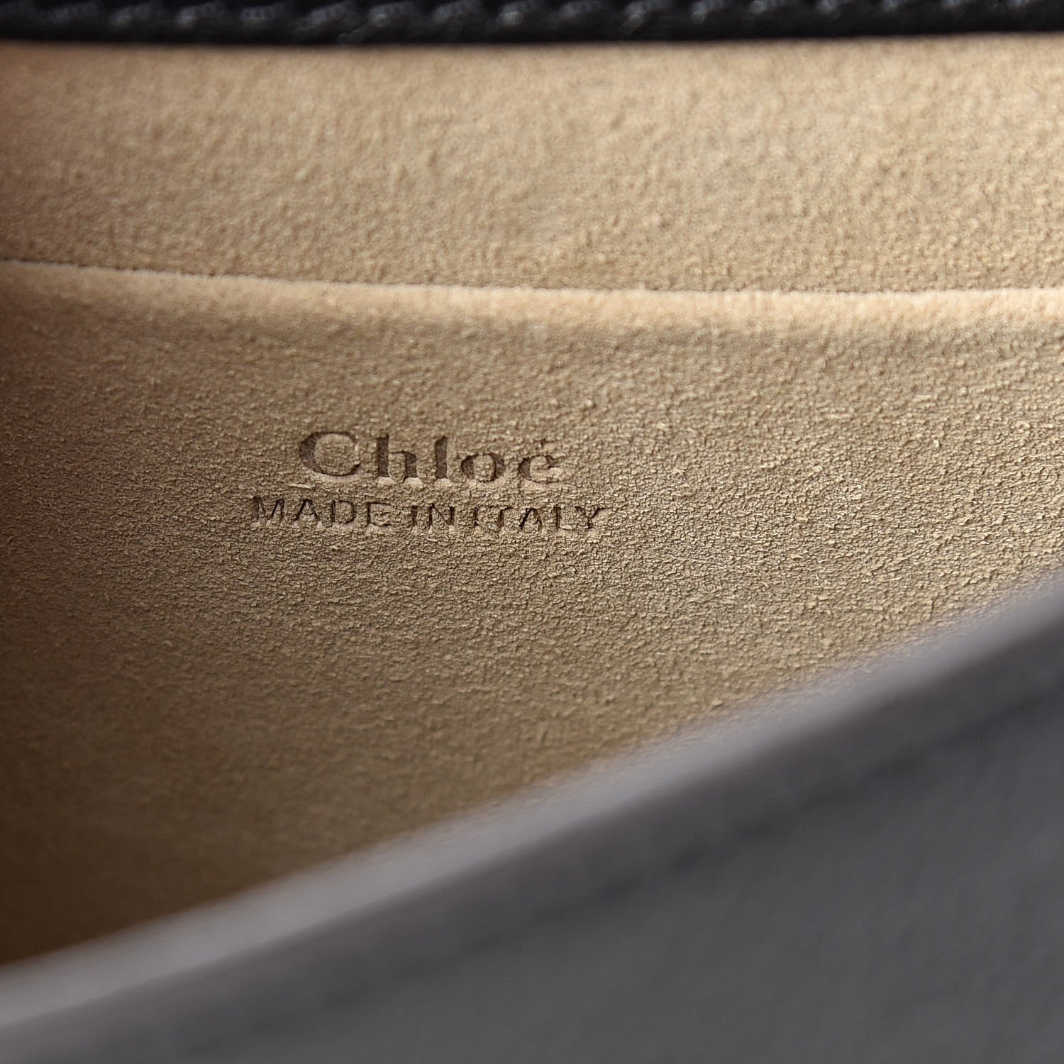 Chloe Calfskin Suede Small Nile Bracelet Bag Black 6 of 11