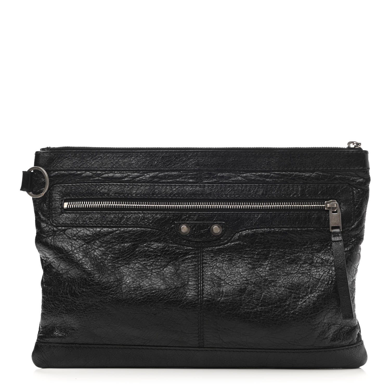 Balenciaga Agneau Arena Classic Hardware Medium Clip Black 1 of 11