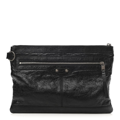 Balenciaga Agneau Arena Classic Hardware Medium Clip Black 1 of 11