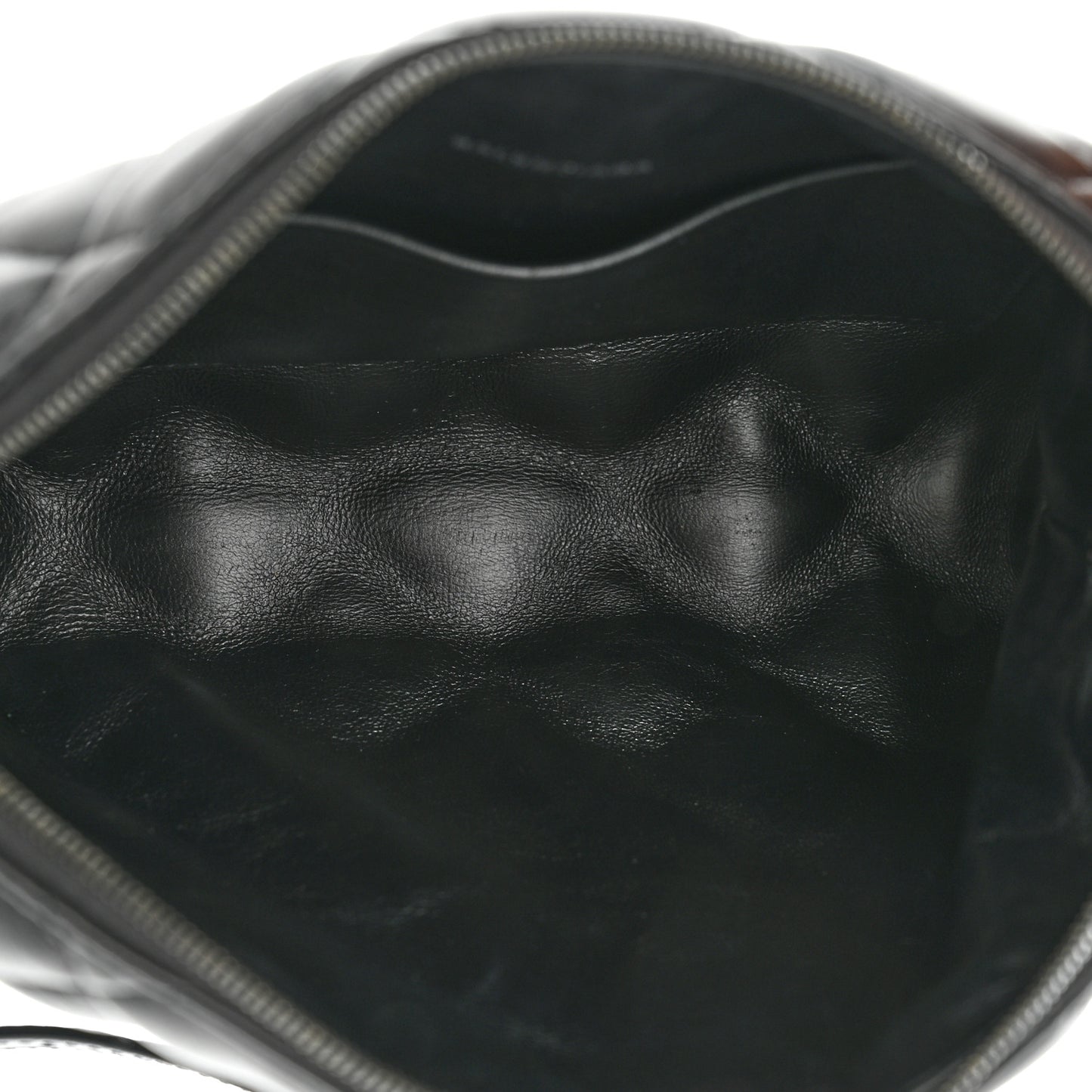 Nappa Calfskin Quilted Touch B Camera Shoulder Bag Black