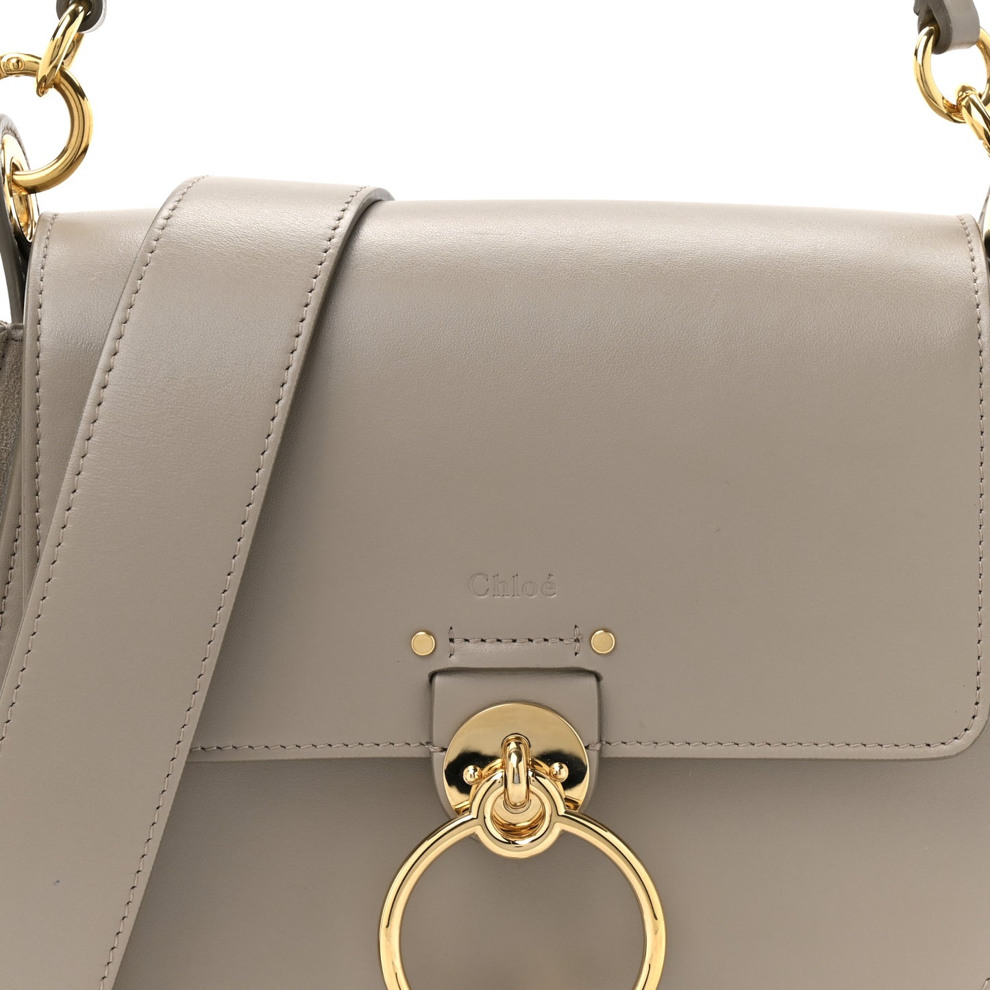 Calfskin Small Tess Bag Motty Grey