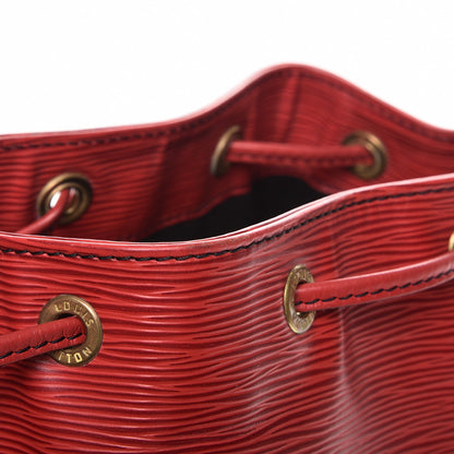 Louis Vuitton Epi Petit Noe Castillan Red 9 of 11