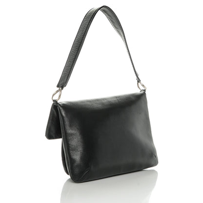 Chanel Calfskin Square Stitched Mademoiselle Shoulder Bag Black 3 of 7