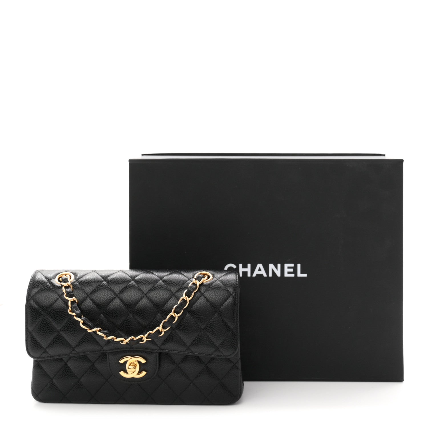 Chanel Caviar Quilted Small Double Flap Black 11 of 11