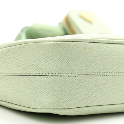 Prada Saffiano Lux Re-Edition 2005 Shoulder Bag Acqua 9 of 11