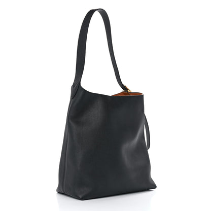 Louis Vuitton Grained Calfskin Low Key Hobo MM Black 4 of 11
