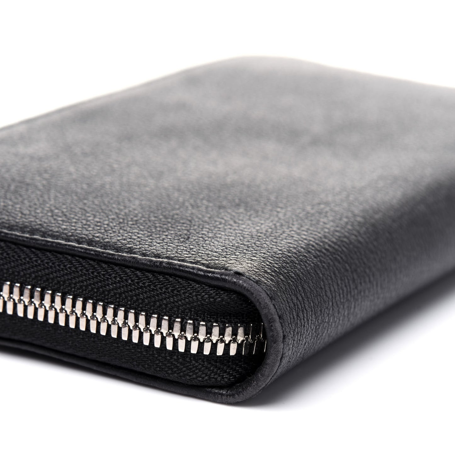 Calfskin Multi Bow Money Wallet Black