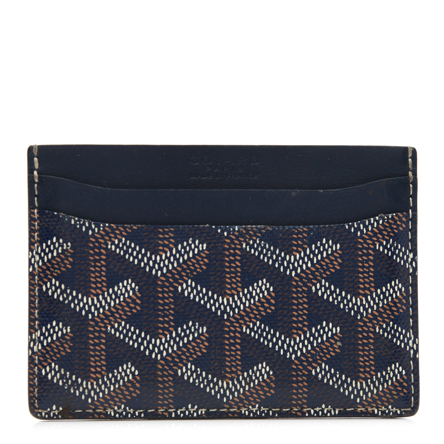Goyard Goyardine Saint Sulpice Card Holder Navy 1 of 6