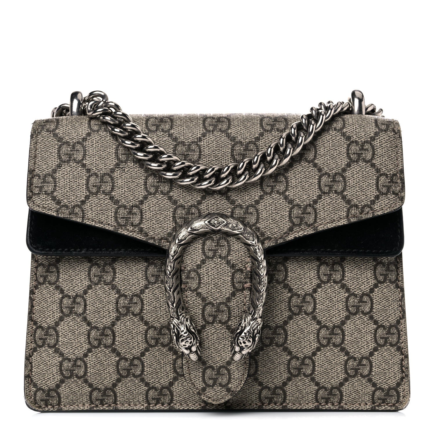 Gucci GG Supreme Monogram Mini Dionysus Shoulder Bag Black 1 of 21