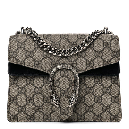 Gucci GG Supreme Monogram Mini Dionysus Shoulder Bag Black 1 of 21