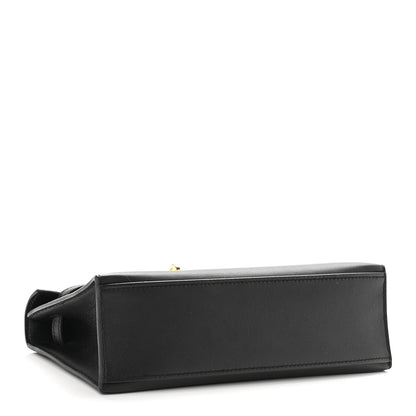 Hermes Swift Kelly Pochette Clutch Black 4 of 9