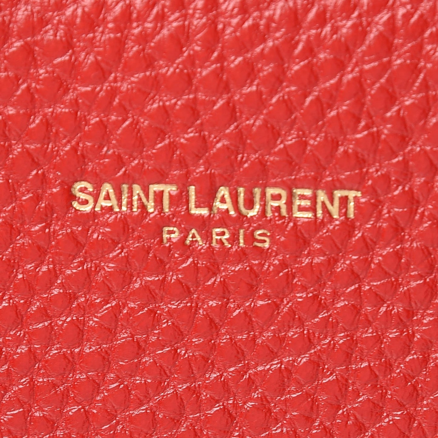 Grained Calfskin Nano Sac De Jour New Red